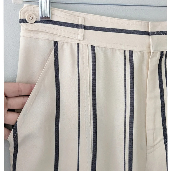 Equipment Striped Wide Leg Crop - Picture 4 of 10